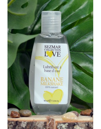 Lubrifiant à base d'eau 100% naturel Banane Milkshake 90 ml - SEZ083